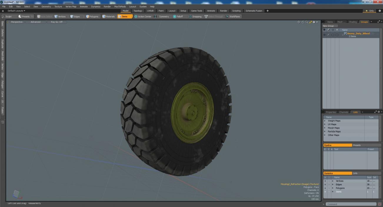 3D Heavy Duty Wheel