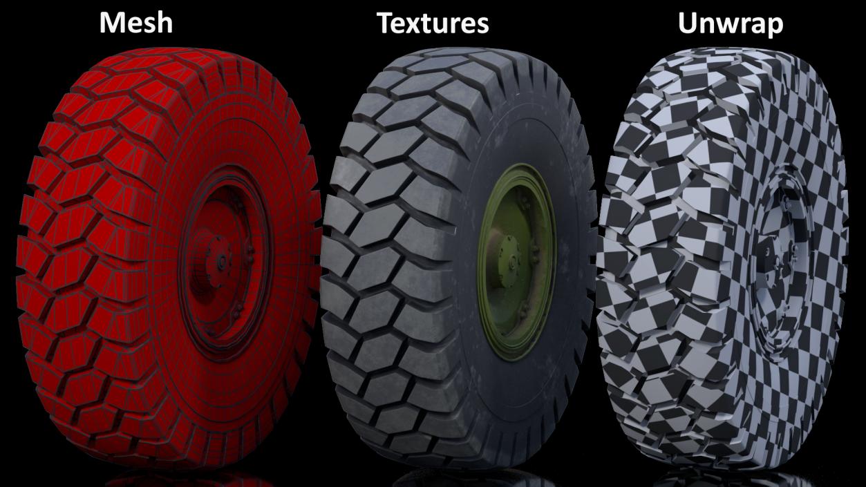 3D Heavy Duty Wheel