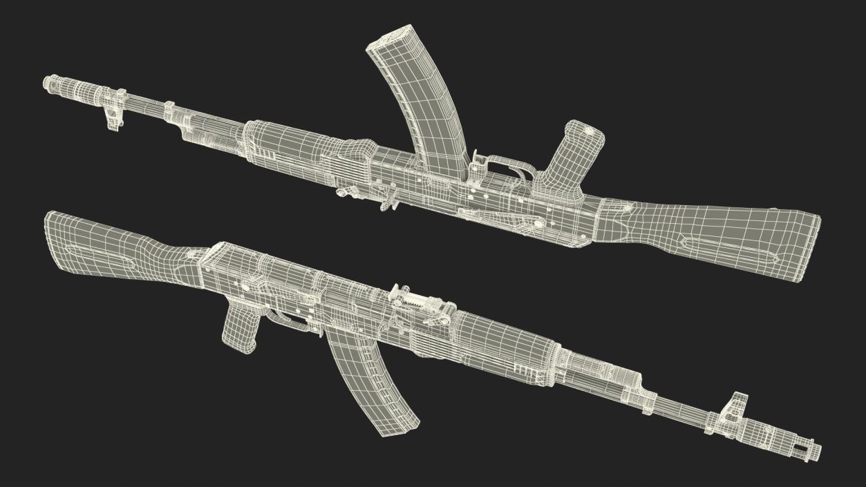 AK-74 Assault Rifle 3D model