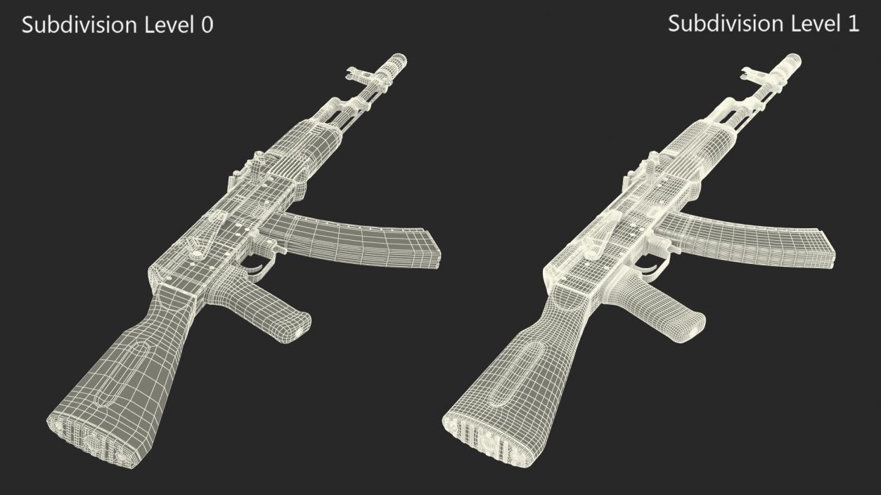 AK-74 Assault Rifle 3D model