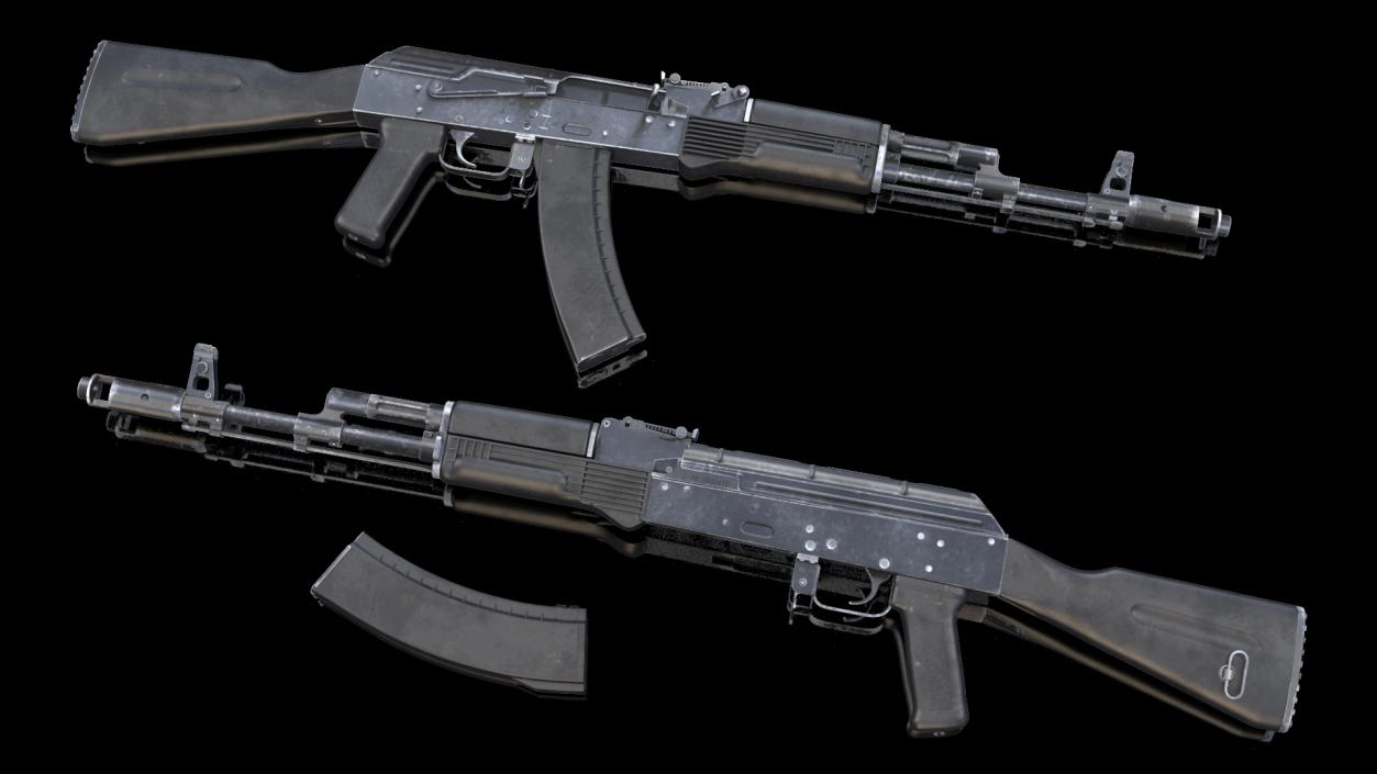 AK-74 Assault Rifle 3D model