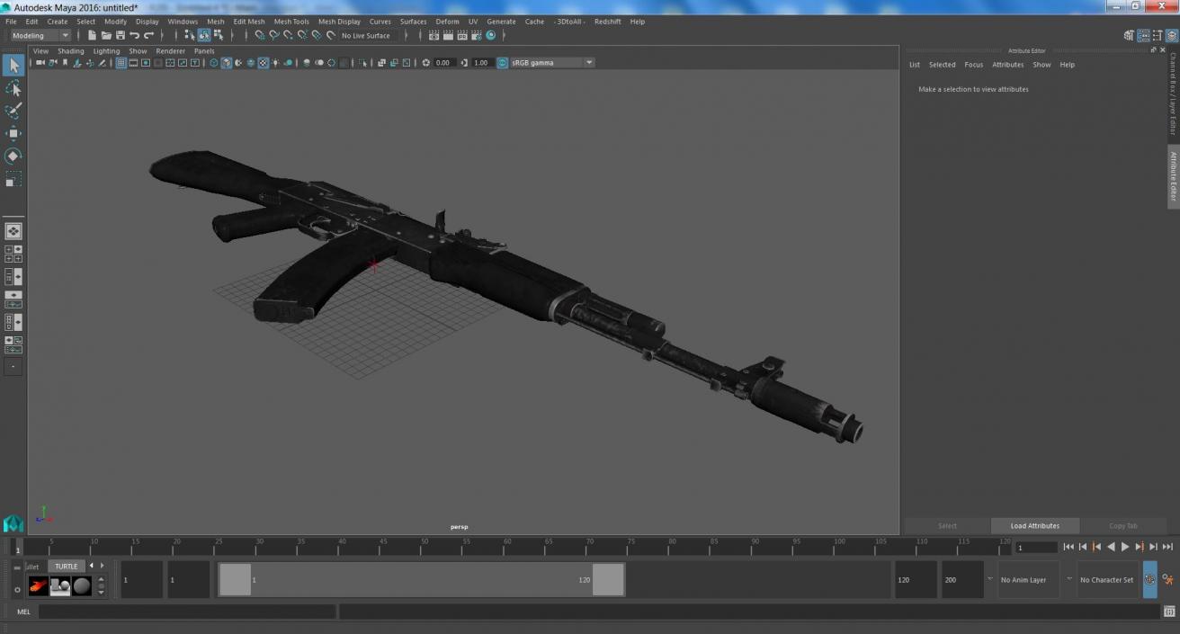 AK-74 Assault Rifle 3D model