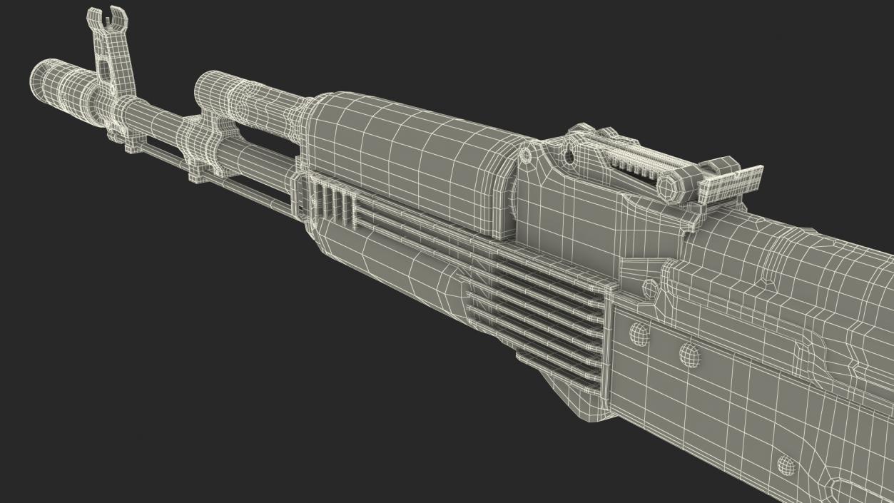 AK-74 Assault Rifle 3D model