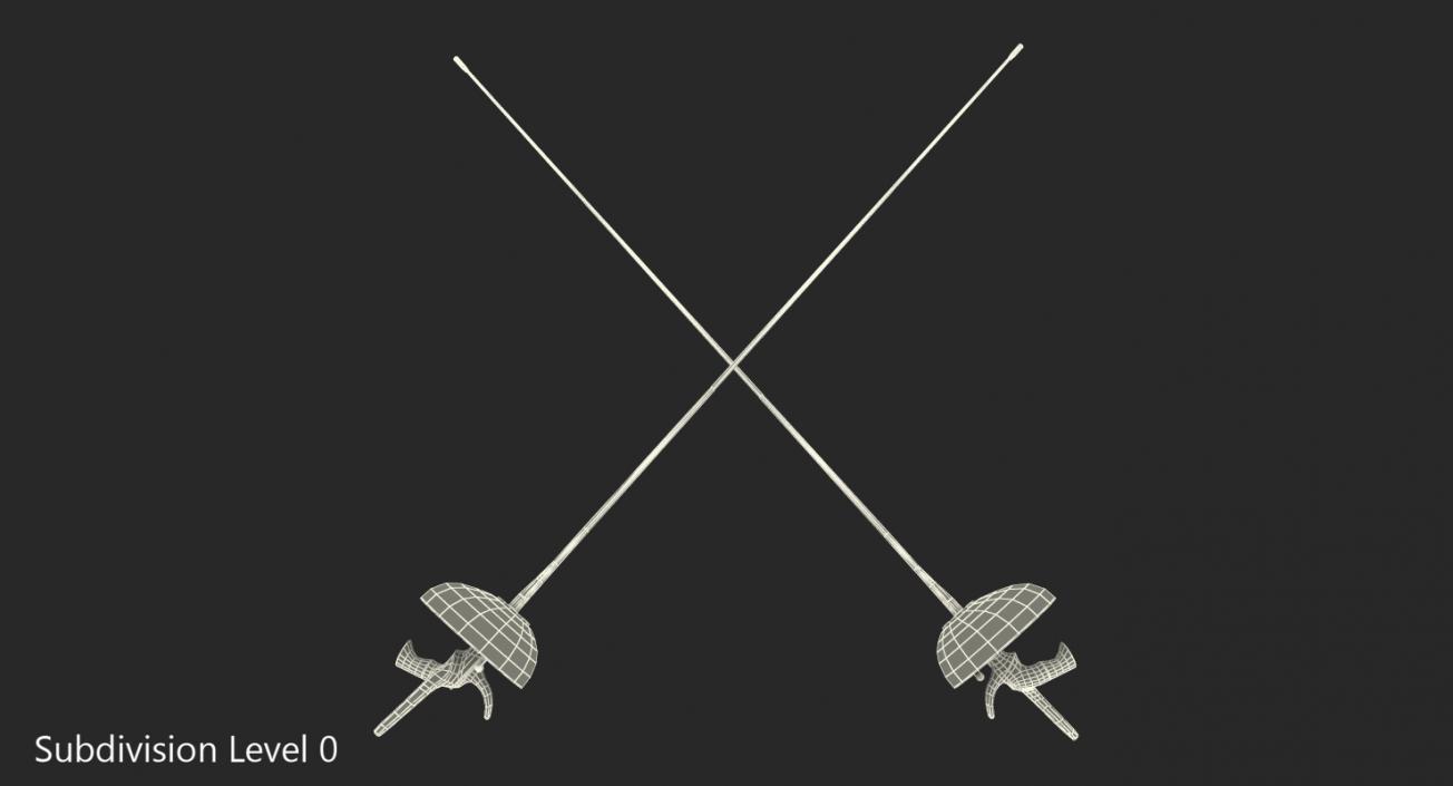 3D Fencing Sabre model