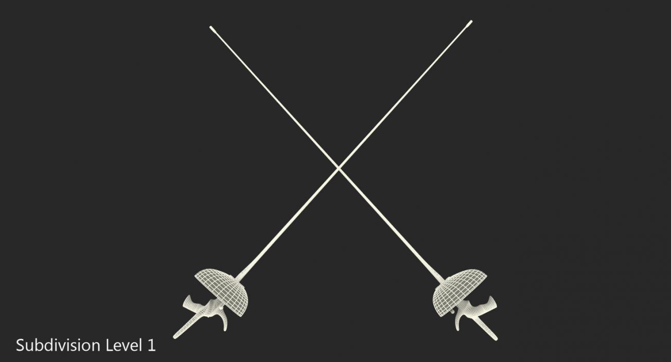 3D Fencing Sabre model