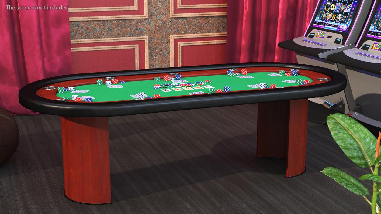 Casino Card Game Tables Collection 3D model