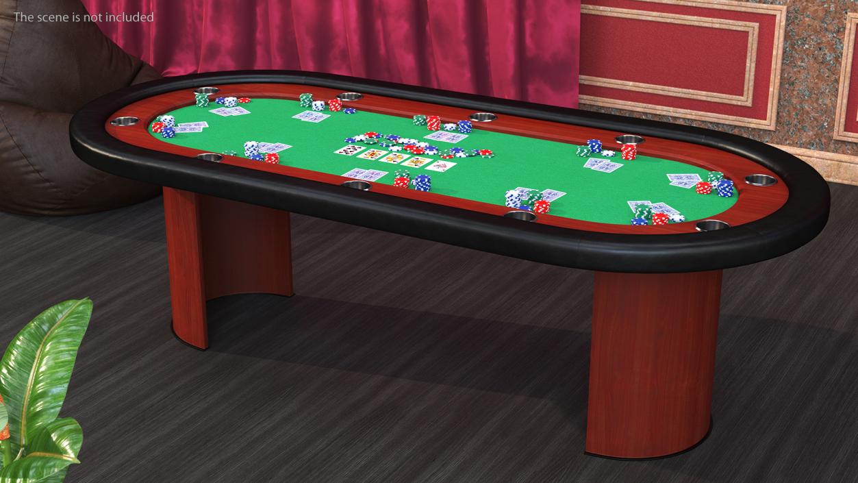 Casino Card Game Tables Collection 3D model