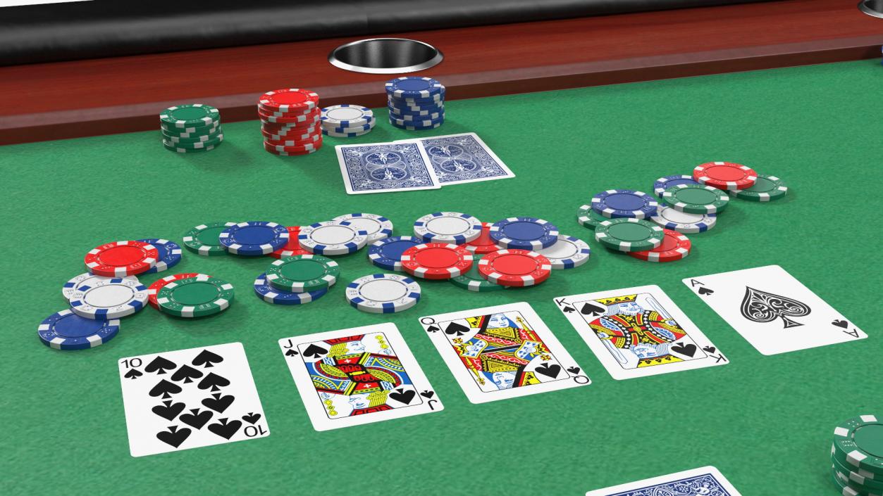 Casino Card Game Tables Collection 3D model