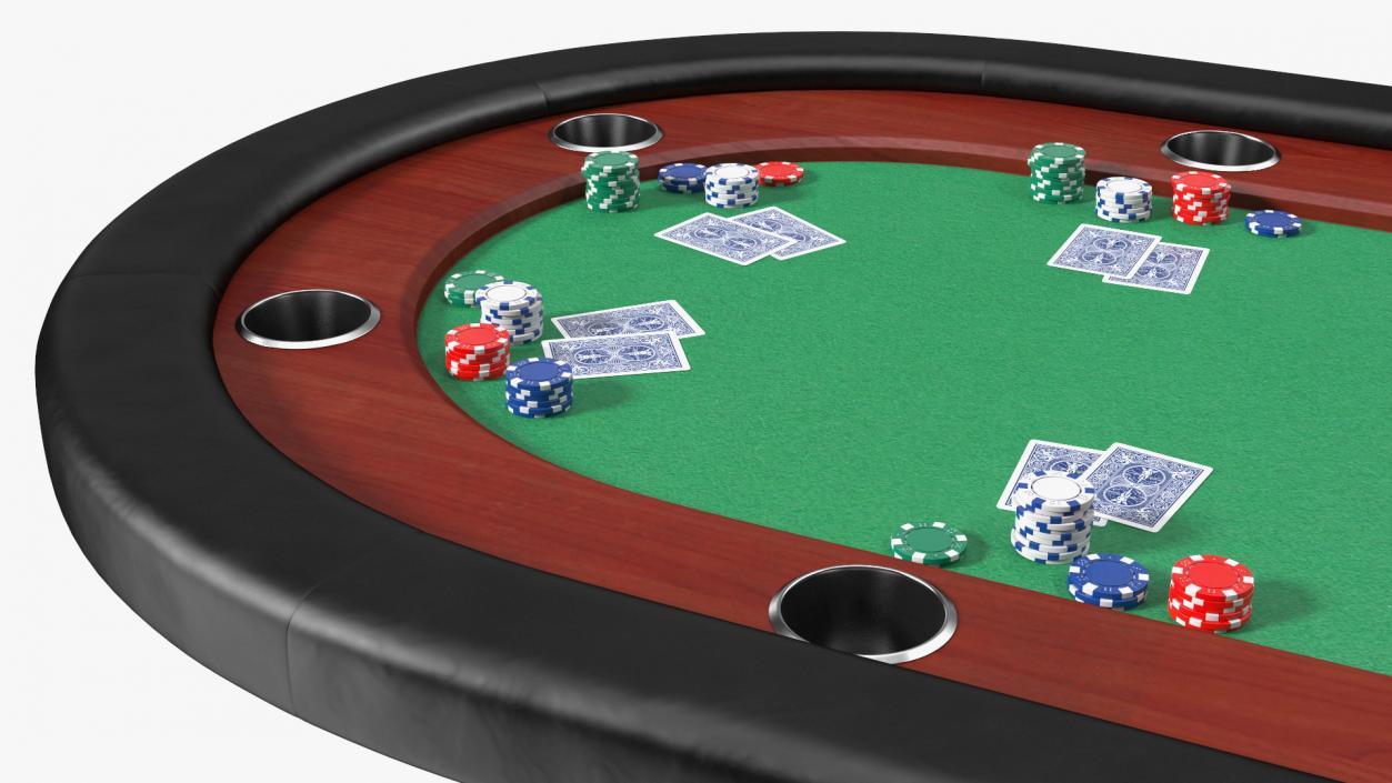 Casino Card Game Tables Collection 3D model