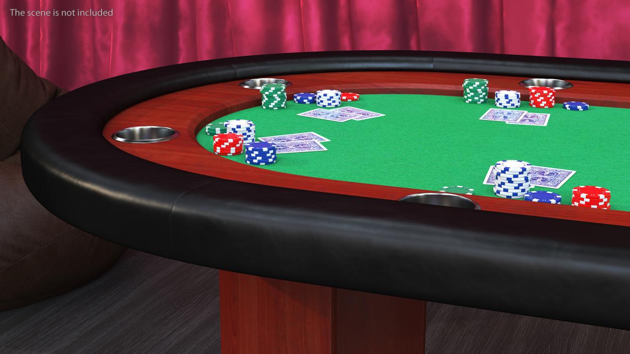 Casino Card Game Tables Collection 3D model