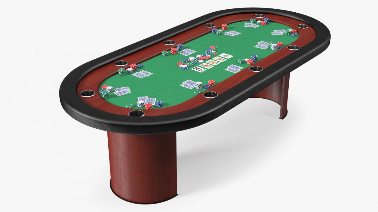 Casino Card Game Tables Collection 3D model