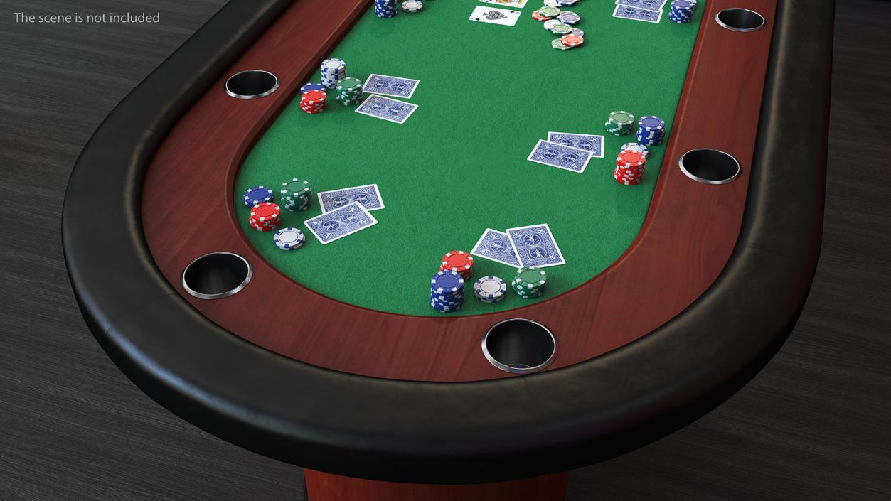 Casino Card Game Tables Collection 3D model