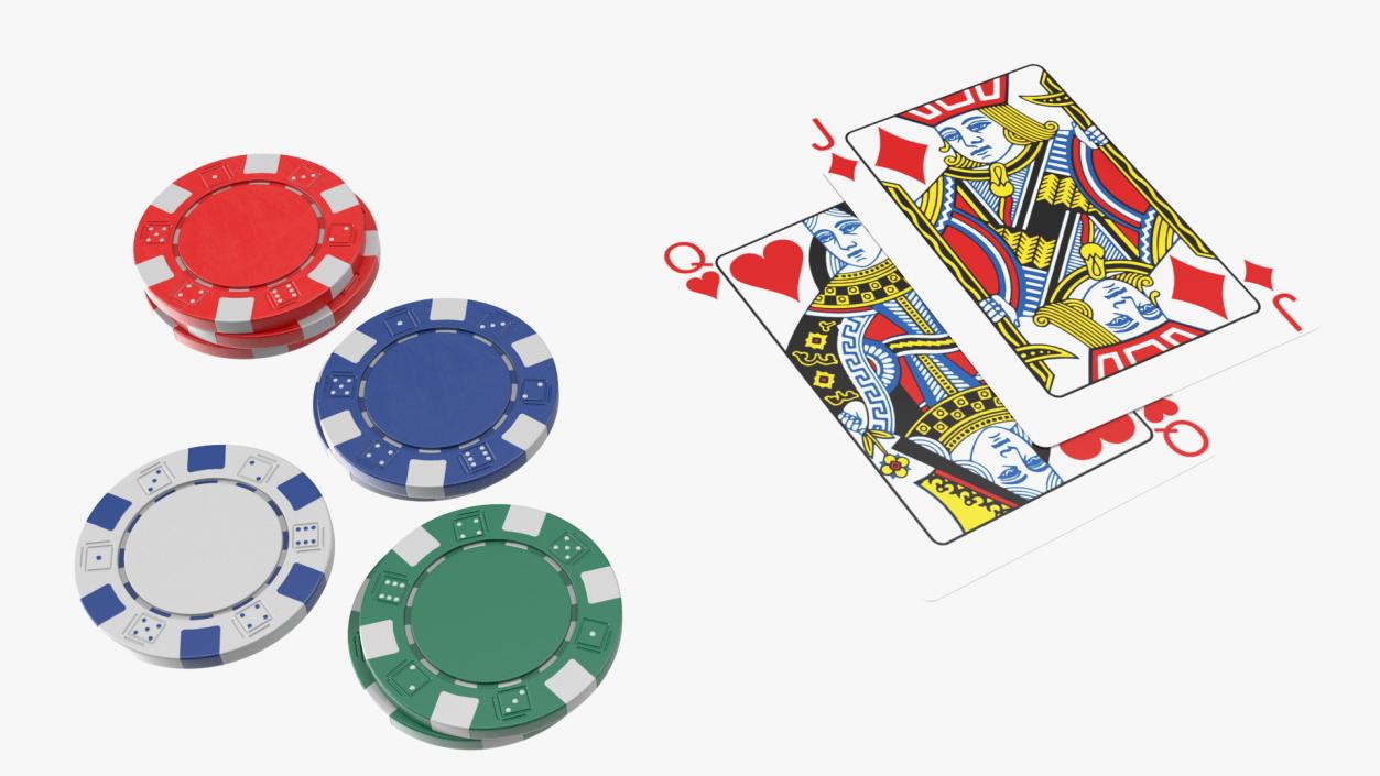 Casino Card Game Tables Collection 3D model