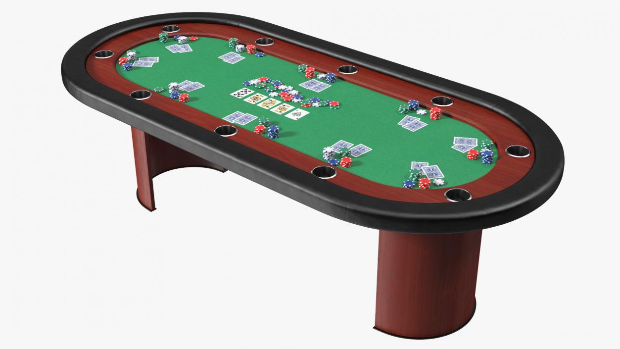 Casino Card Game Tables Collection 3D model