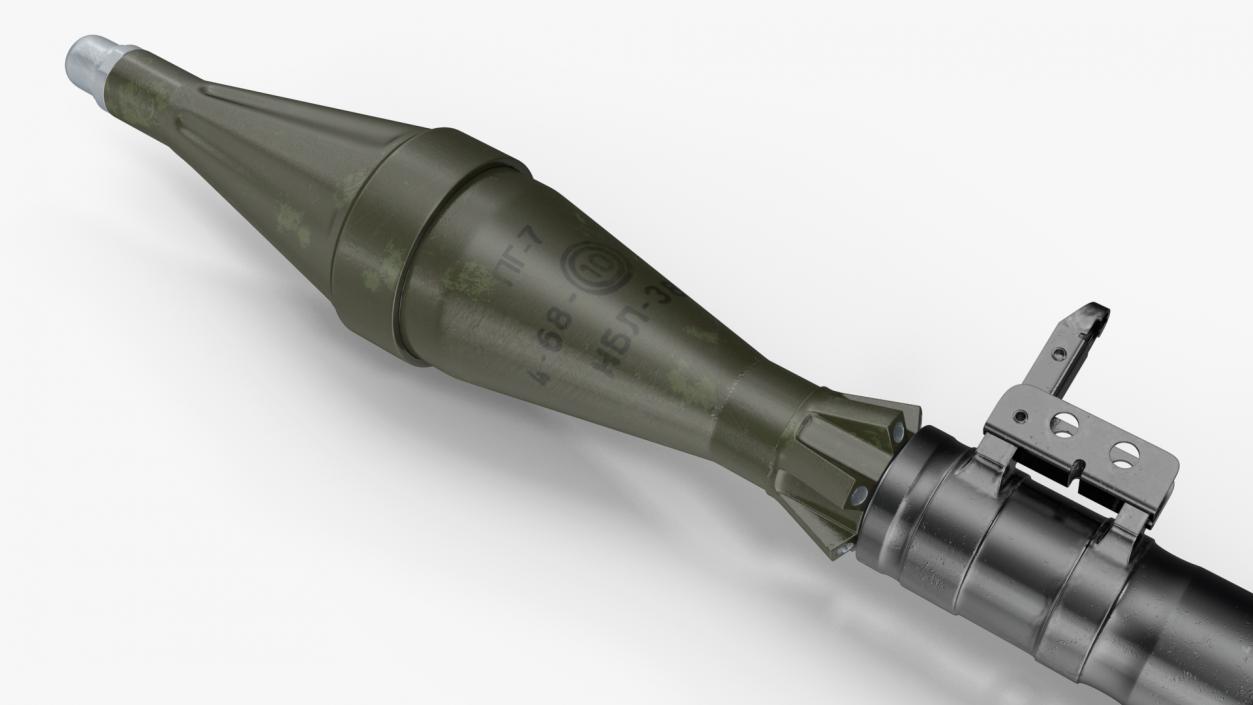 RPG-7 Rocket Propelled Grenade Launcher 3D model