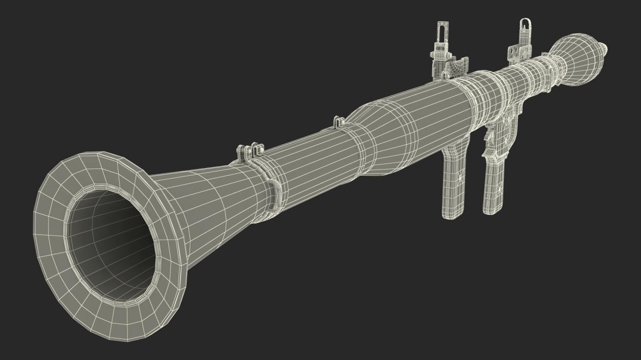 RPG-7 Rocket Propelled Grenade Launcher 3D model