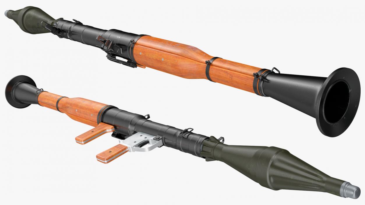 RPG-7 Rocket Propelled Grenade Launcher 3D model