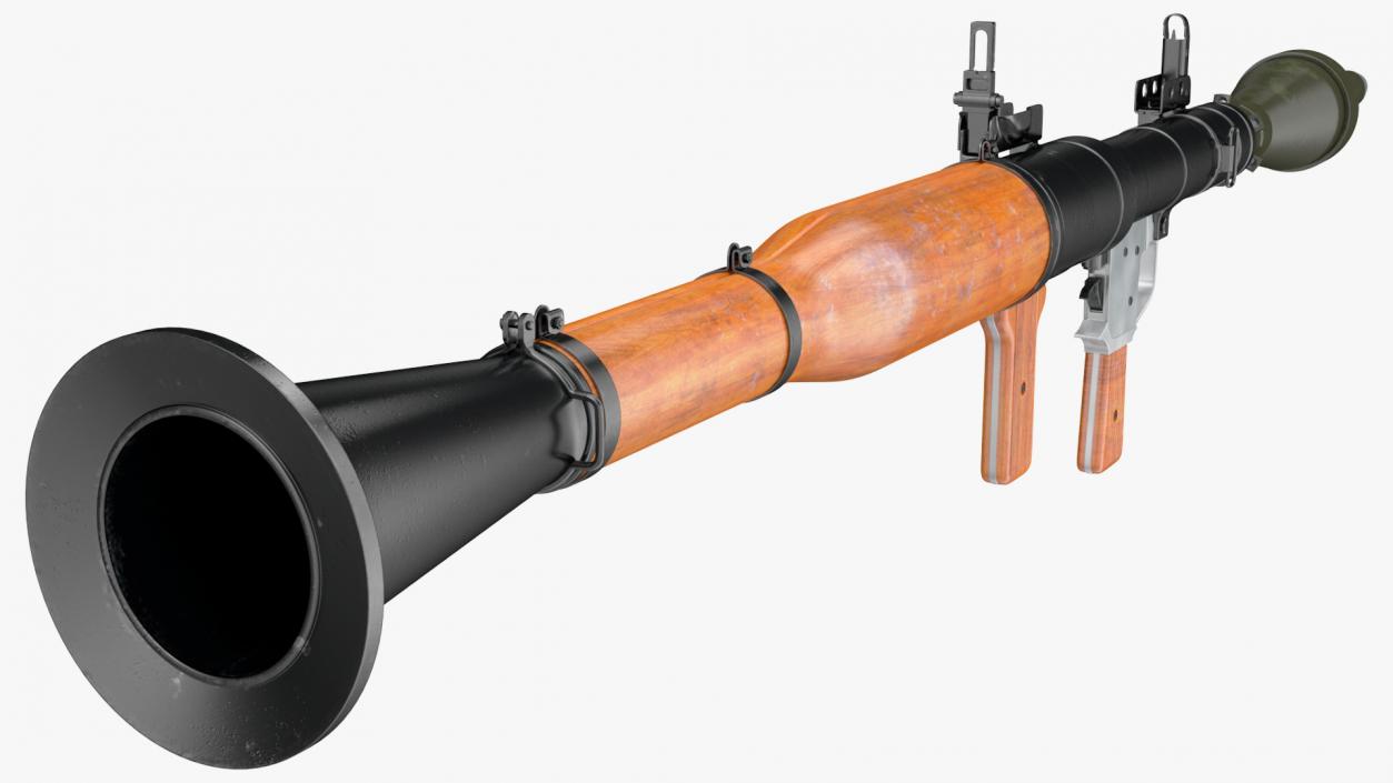 RPG-7 Rocket Propelled Grenade Launcher 3D model