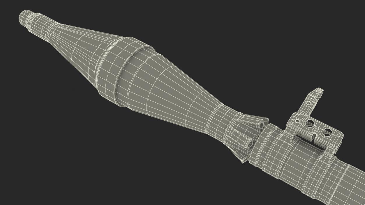 RPG-7 Rocket Propelled Grenade Launcher 3D model