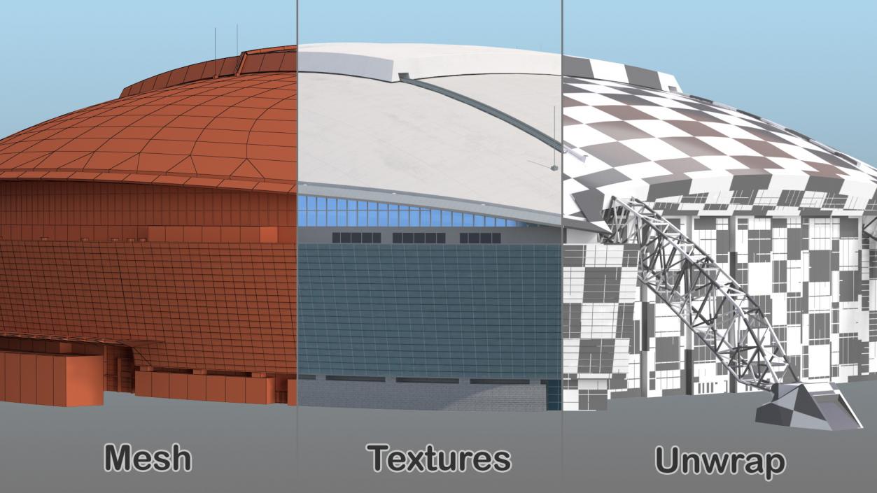 3D Stadium Building