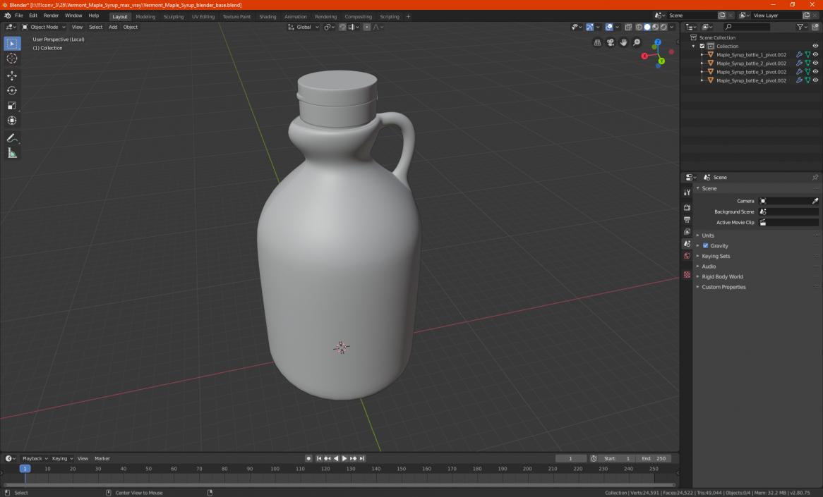 Vermont Maple Syrup 3D model