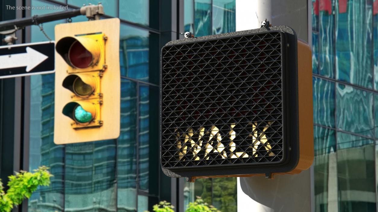 Pedestrian Walk Signal 3D