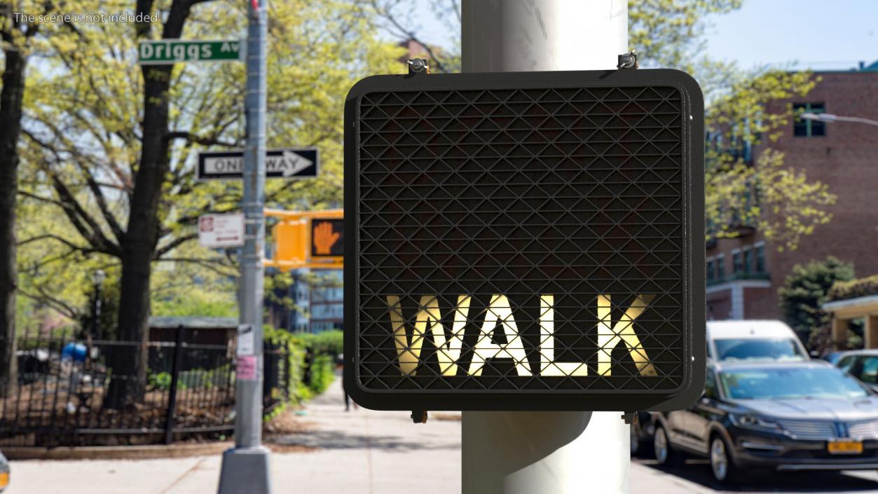 Pedestrian Walk Signal 3D