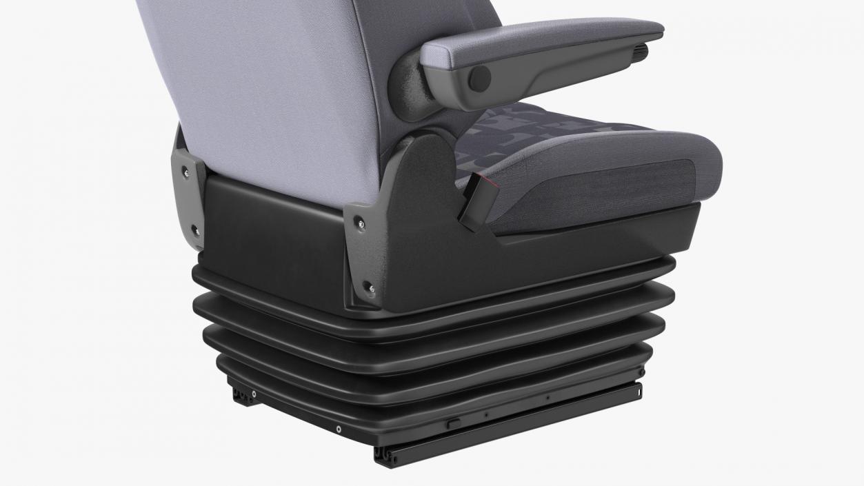 3D Commercial Truck Driver Seat model