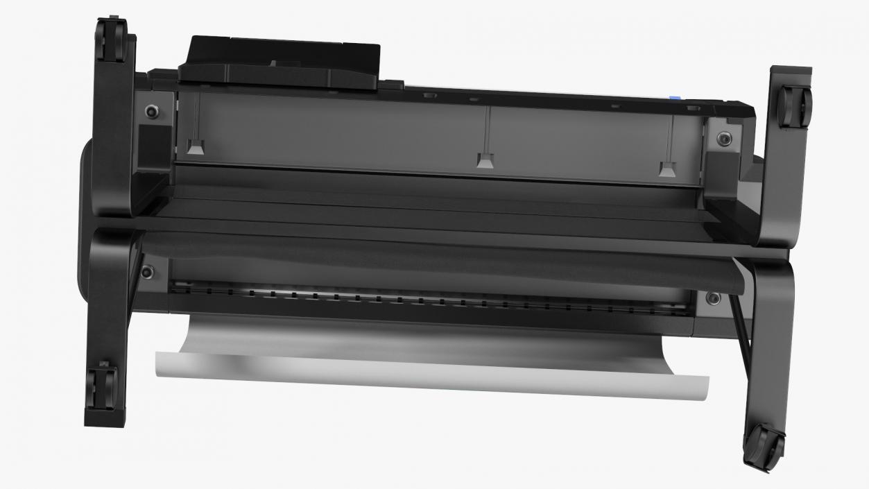 HP DesignJet T630 Tray Closed 3D model