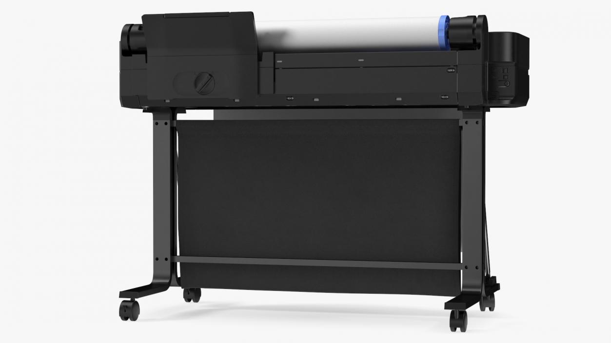 HP DesignJet T630 Tray Closed 3D model