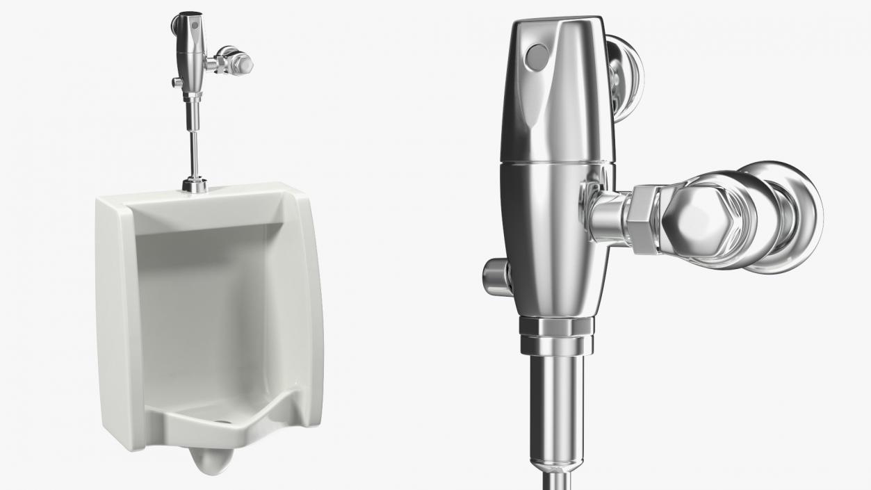 American Standard Washbrook Urinal 3D model