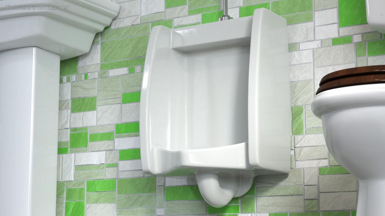 American Standard Washbrook Urinal 3D model