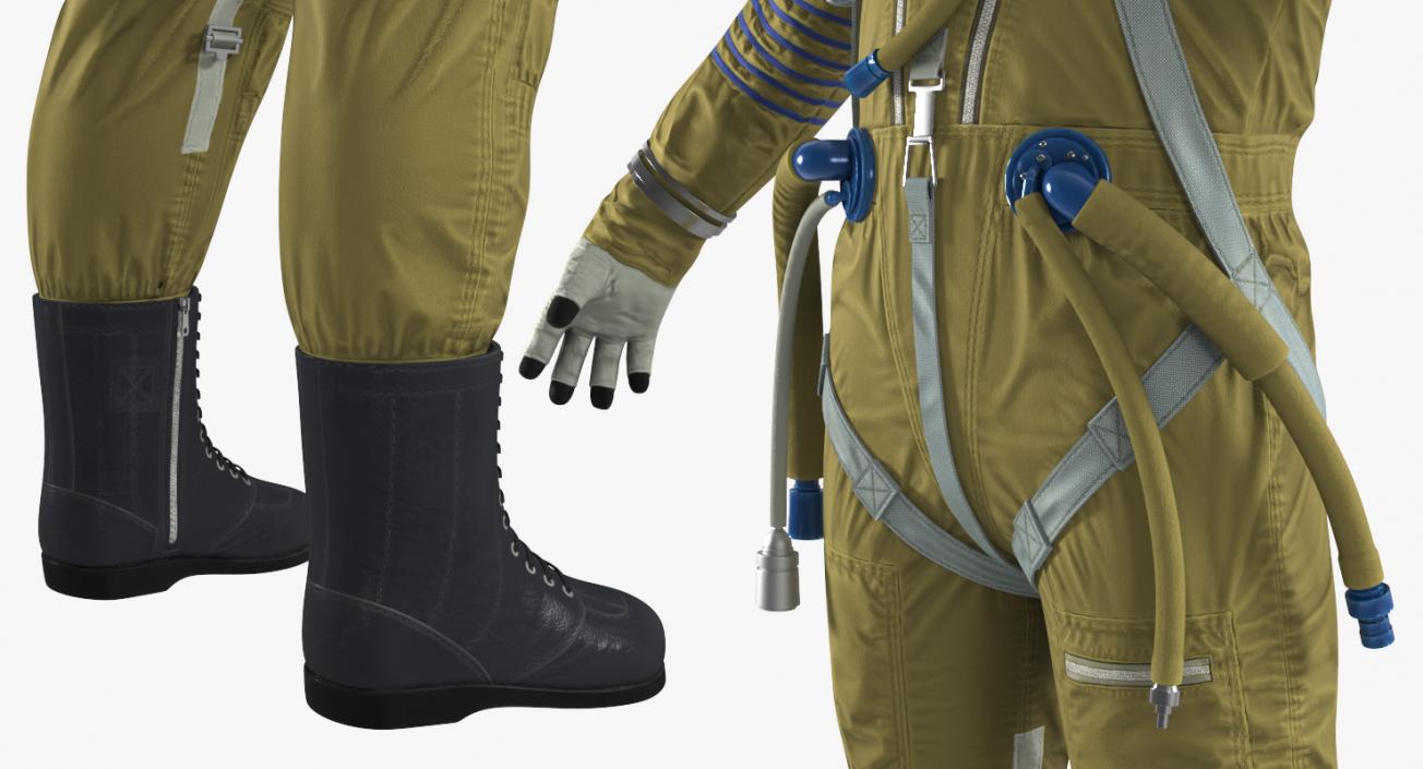 USSR Space Suit Strizh with SK-1 Helmet 3D model