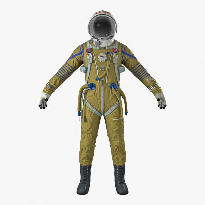 USSR Space Suit Strizh with SK-1 Helmet 3D model