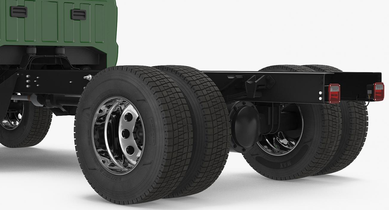 3D model Crew Cab Chassis Truck Generic