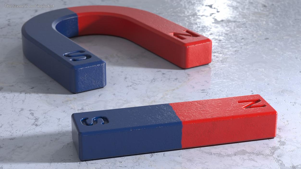 3D model Rectangle Bar Magnet