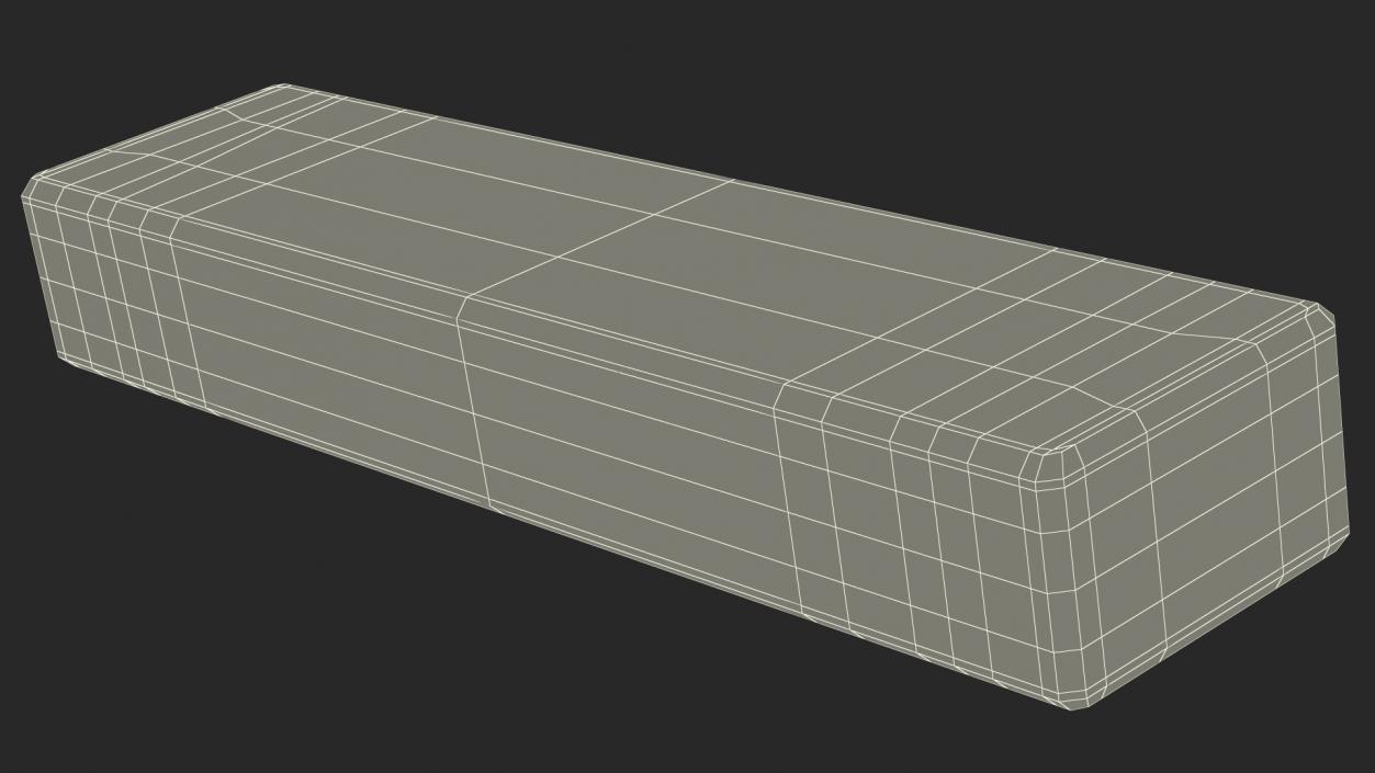 3D model Rectangle Bar Magnet