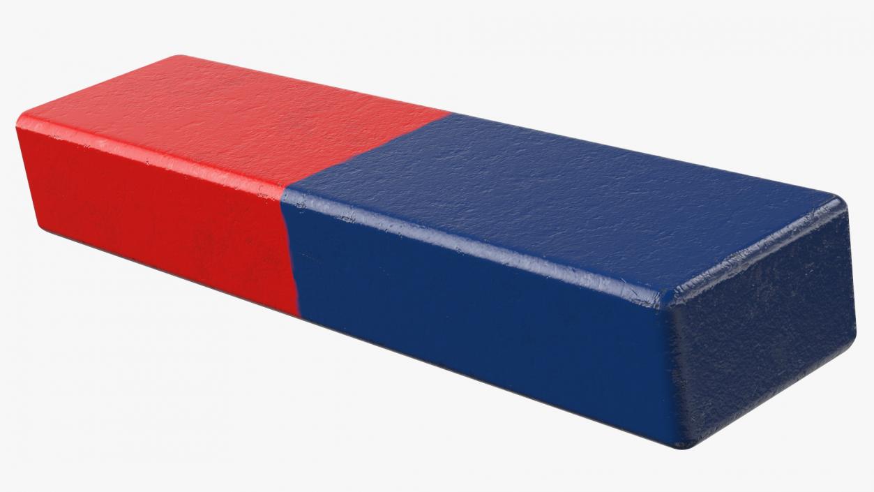 3D model Rectangle Bar Magnet