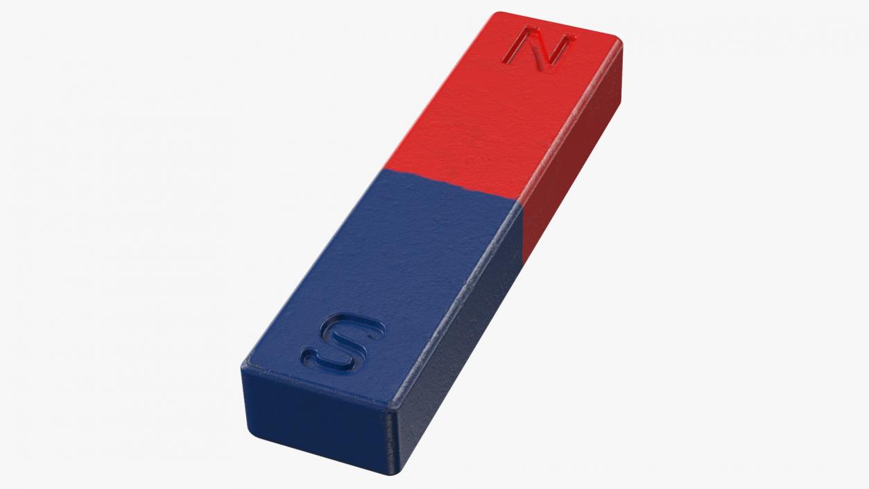 3D model Rectangle Bar Magnet