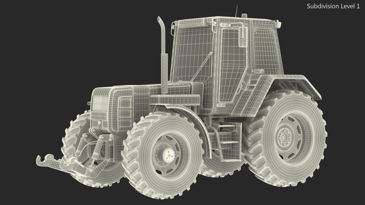 Wheel Tractor Clean 3D model