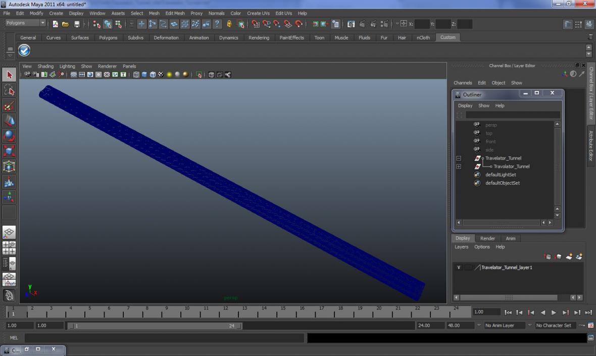 Travelator Tunnel 3D