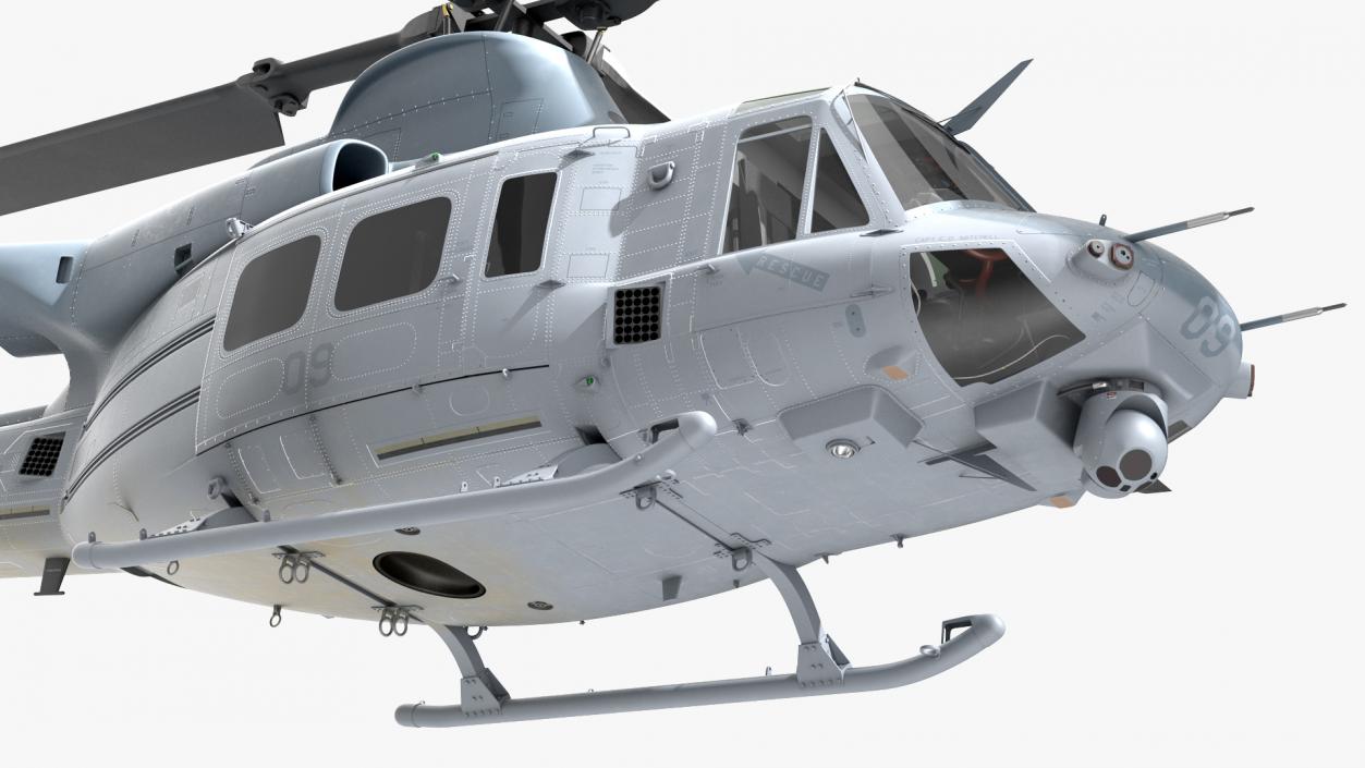 Bell Venom Helicopter Rigged for Maya 3D