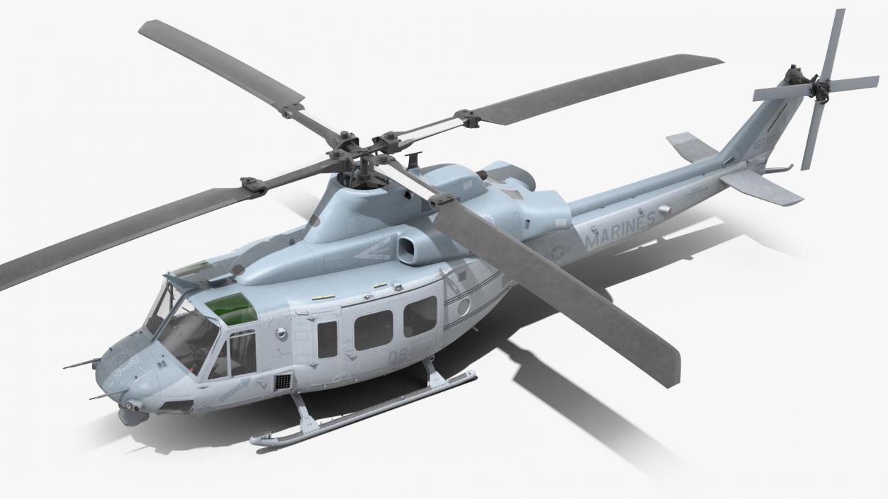 Bell Venom Helicopter Rigged for Maya 3D