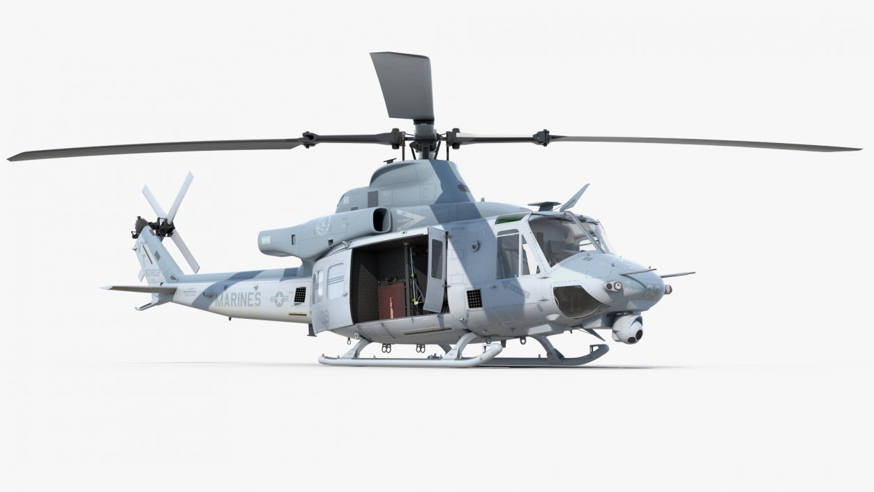 Bell Venom Helicopter Rigged for Maya 3D