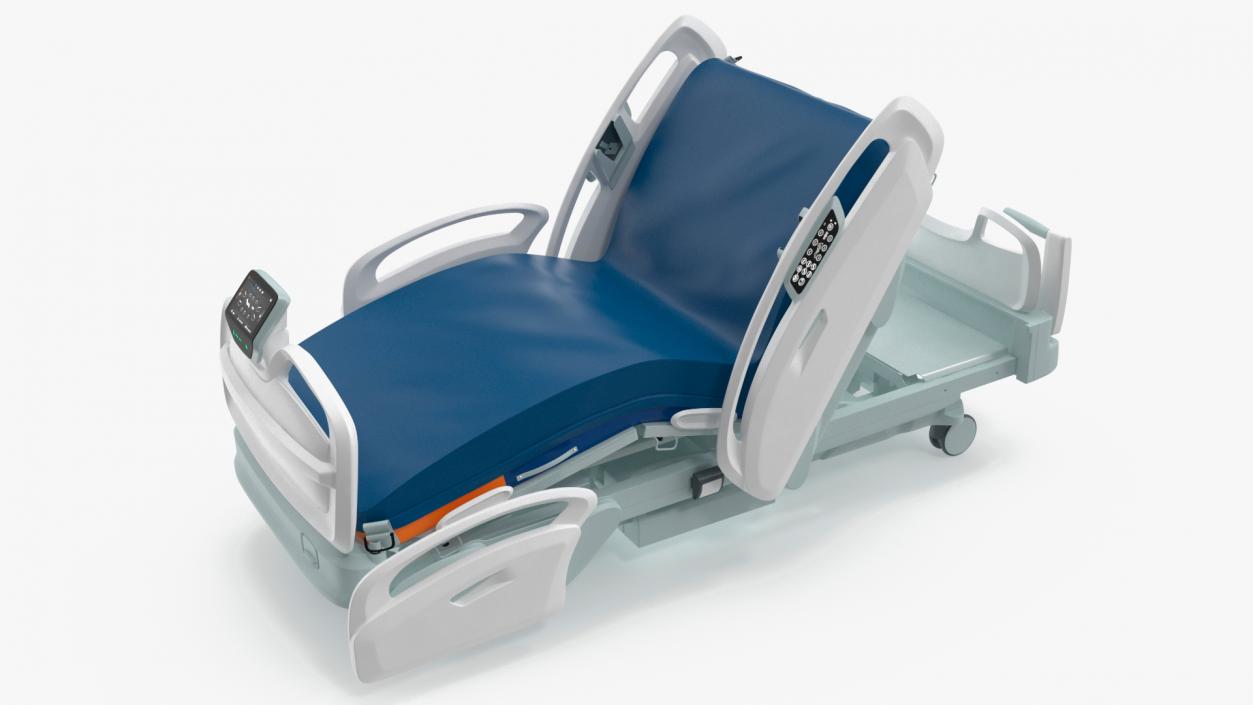 Smart Medical Bed Fowlers Position 3D model