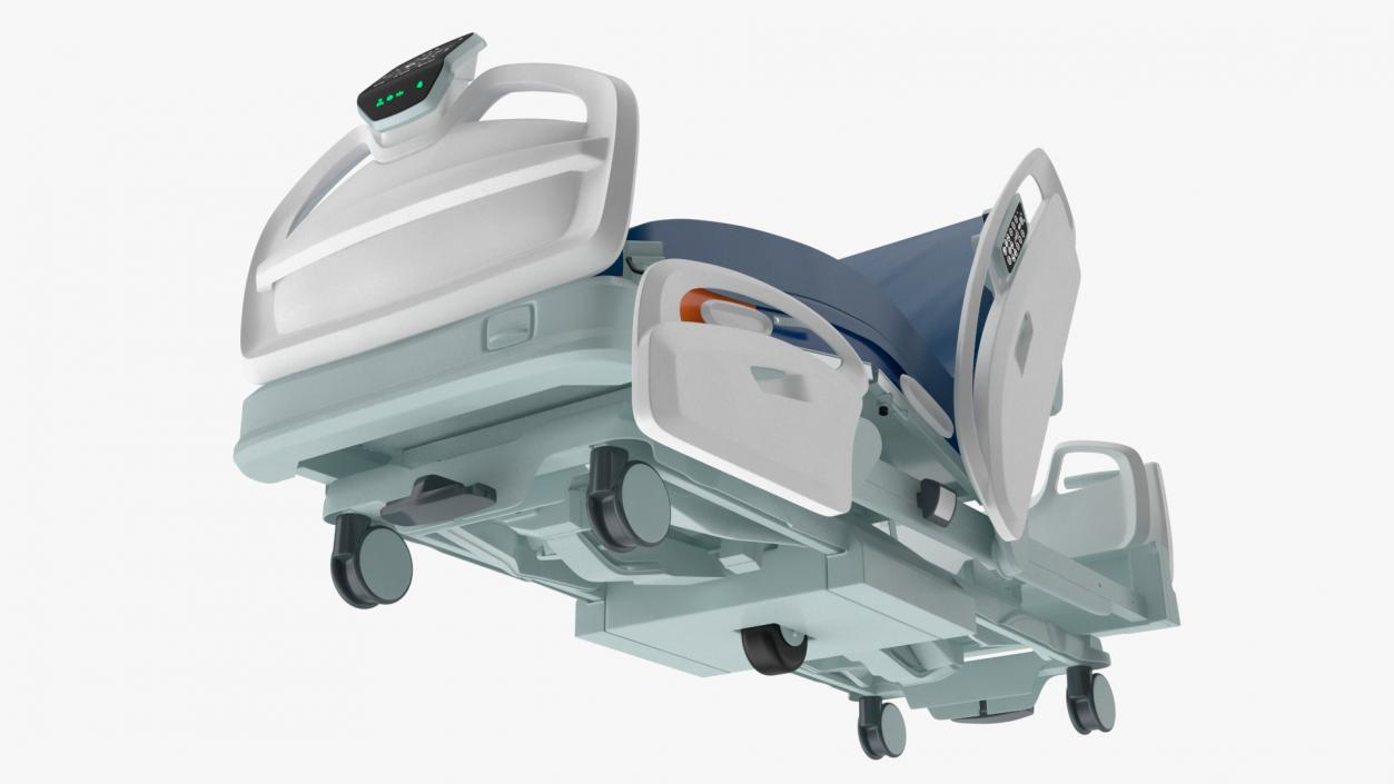 Smart Medical Bed Fowlers Position 3D model