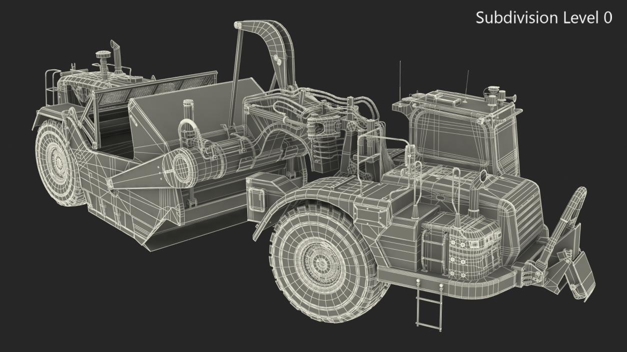 Generic Scraper Dirt Rigged 3D