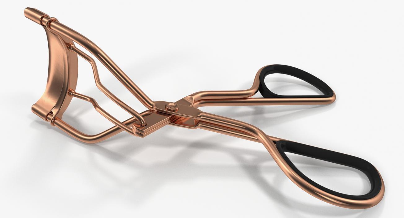 Classic Lash Curler Rose Gold 3D model