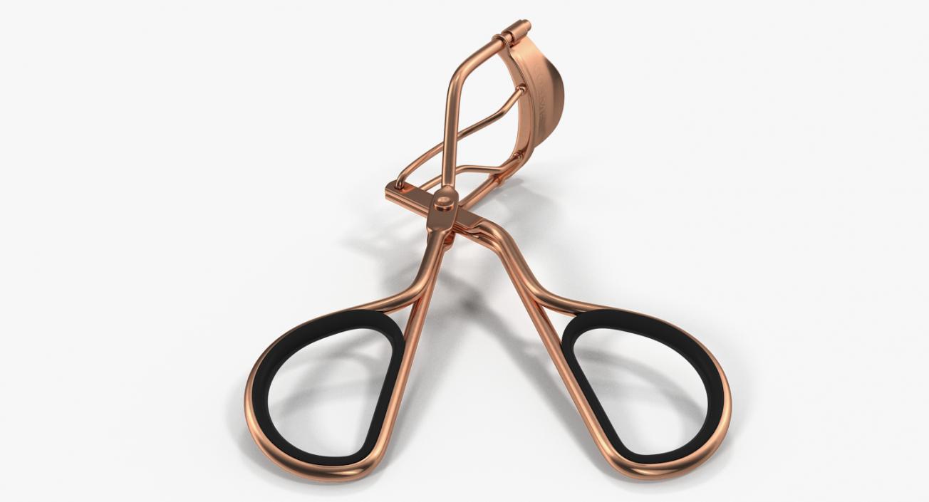 Classic Lash Curler Rose Gold 3D model