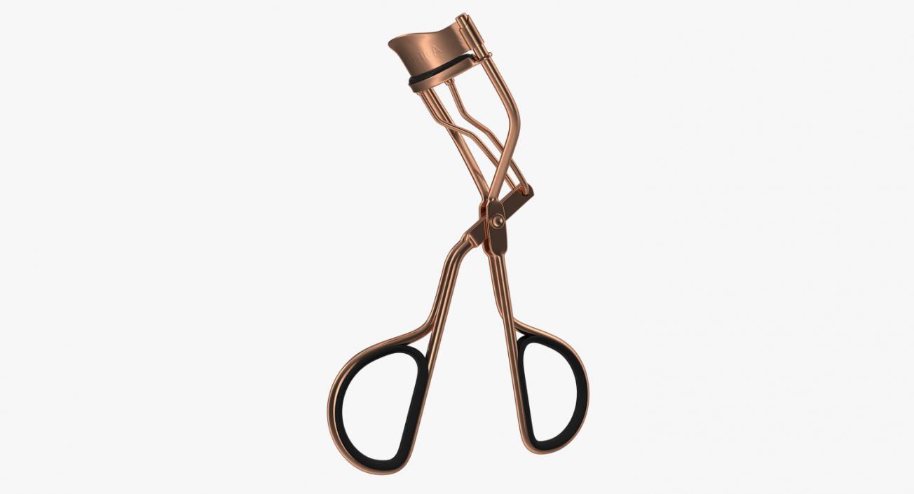 Classic Lash Curler Rose Gold 3D model